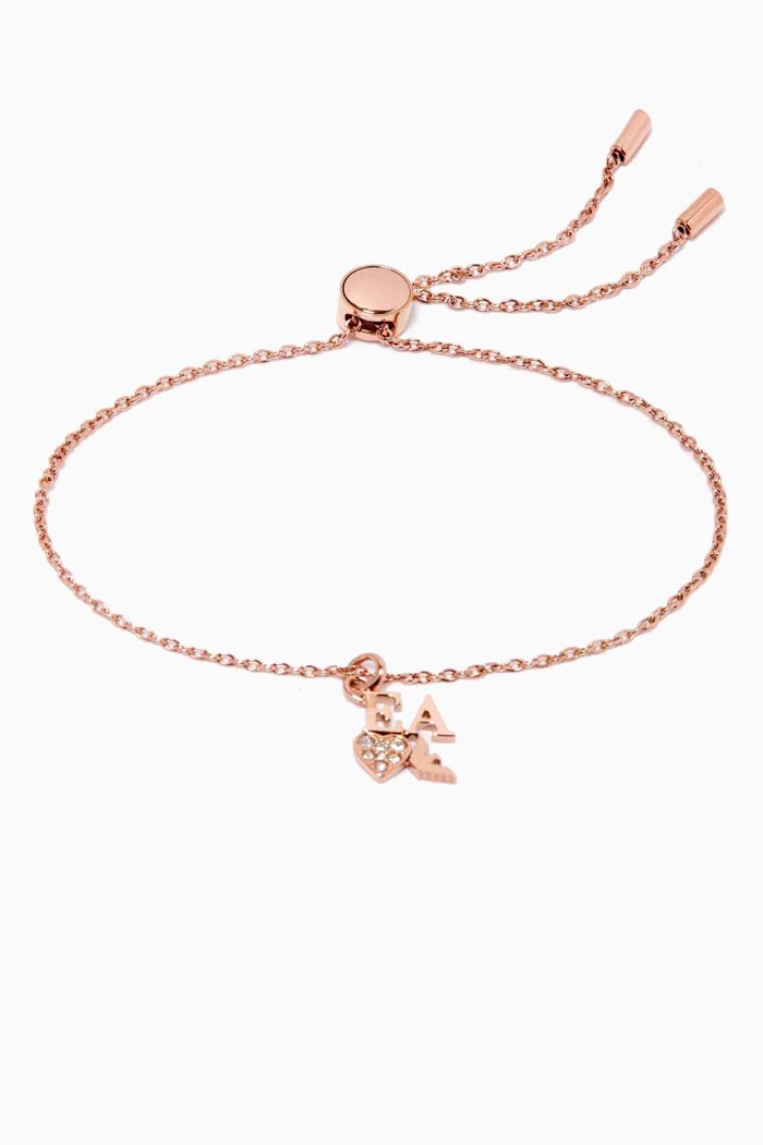 

EA Sentimental Bracelet in Stainless Steel, Rose gold