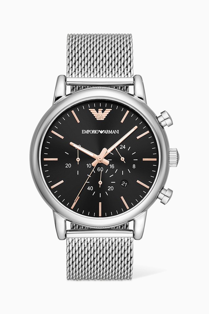 

Luigi Sport Chrono Watch, Silver