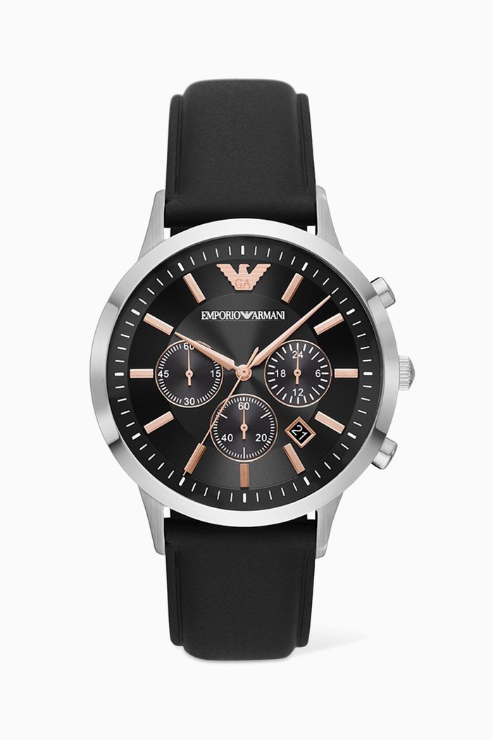 Renato Chronograph Watch, Silver