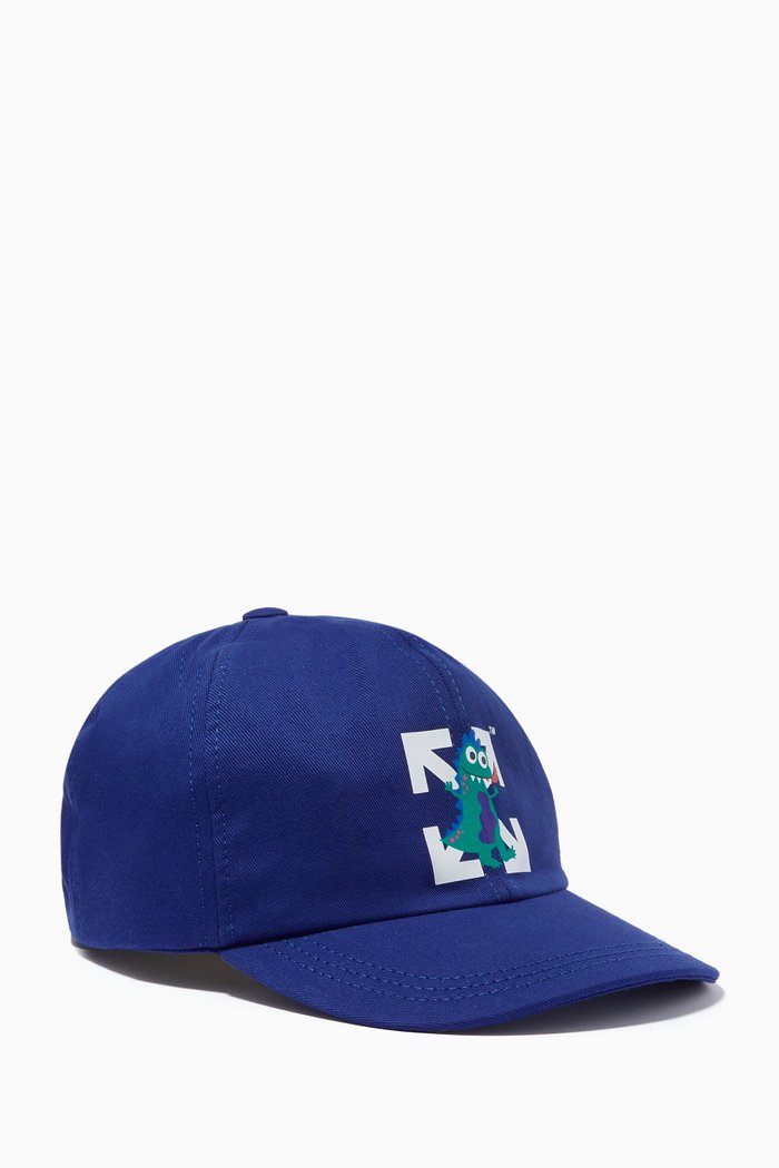 

Monster Logo Stamp Cap, Blue