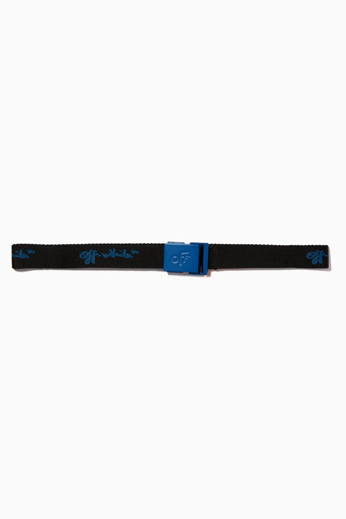 

Script Logo Belt in Nylon, Black