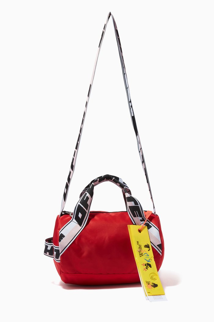 

Logo Band Tote Bag, Red