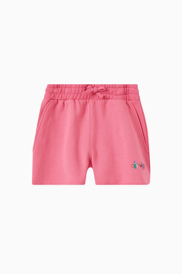 

Monster Logo Shorts, Pink