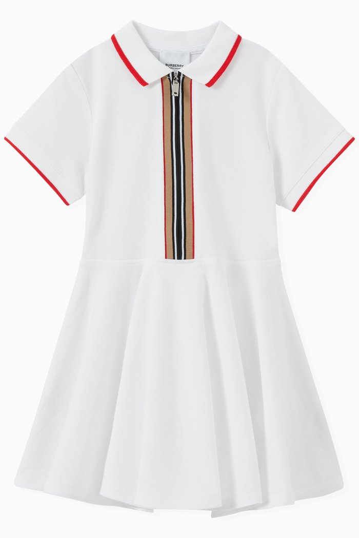 

Kellyanne Polo Dress in Cotton, White