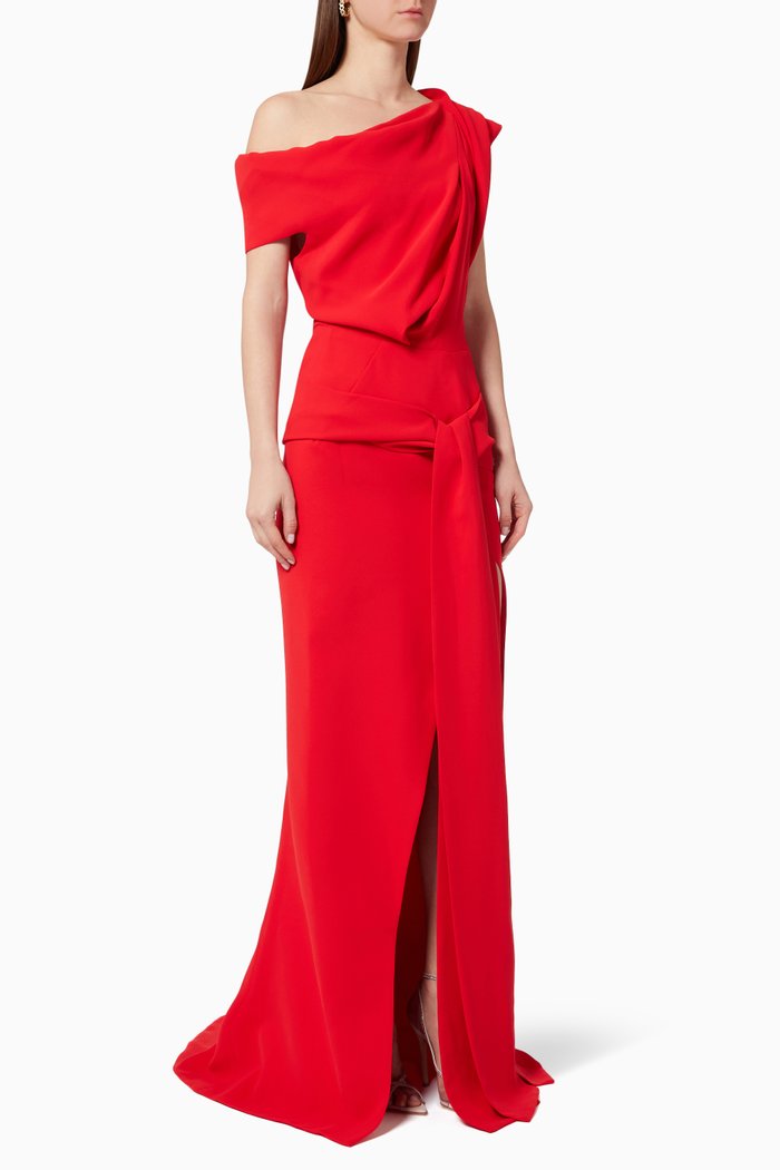 

Pleasure Knot Gown, Red