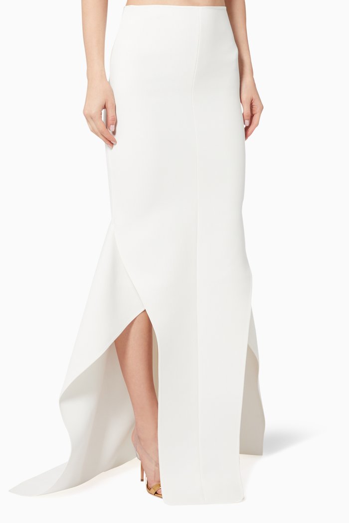 

Affluent Wing Skirt, White