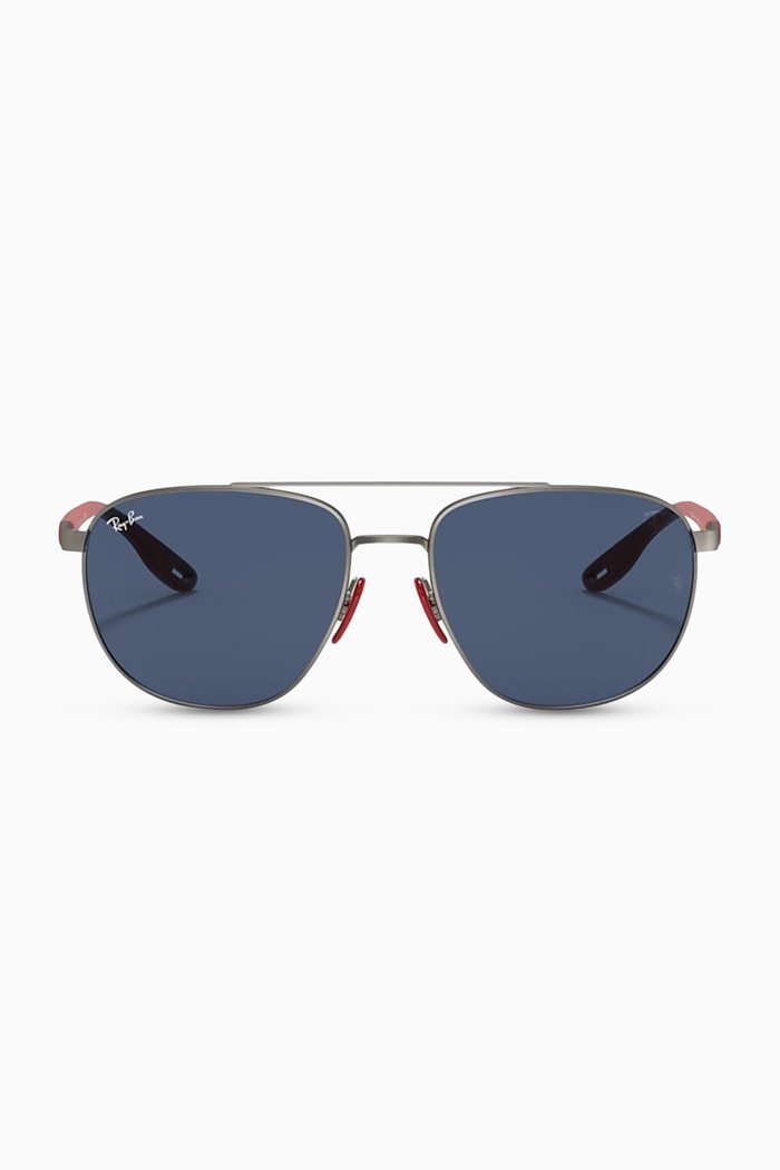 

RB3659M Square Sunglasses in Metal, Blue