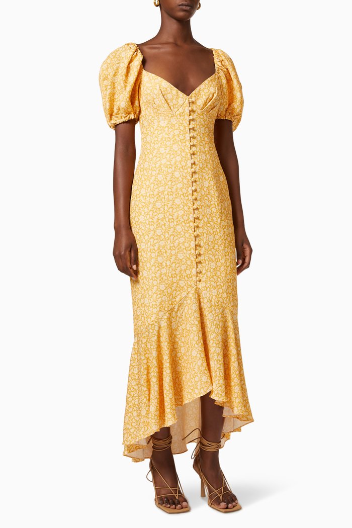 Jacinta Maxi Dress, Yellow