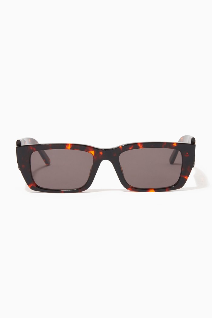 

Palm Rectangular Sunglasses in Acetate, Brown