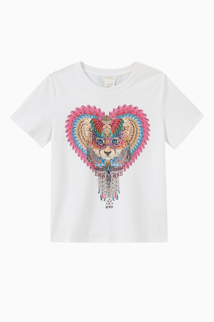

Guardians Of The Sun T-shirt in Cotton, White