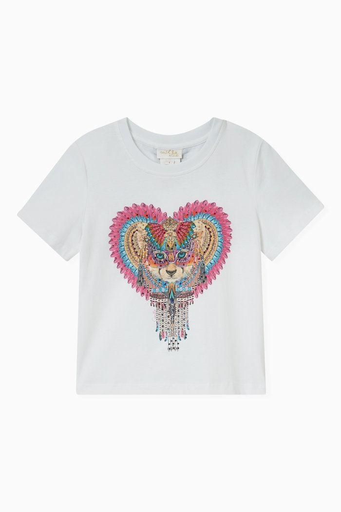 

Guardians Of The Sun T-shirt in Cotton, White