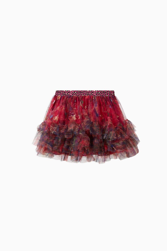 

Babys A Go Glitter Tutu Skirt in Tulle, Red
