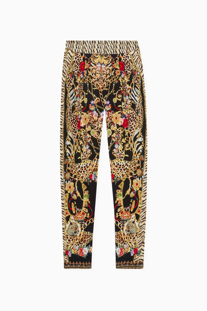 

A Night In The 90s Harem Pants in Viscose, Multicolour