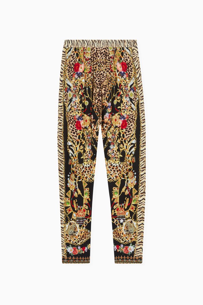

A Night In The 90s Harem Pants in Viscose, Multicolour
