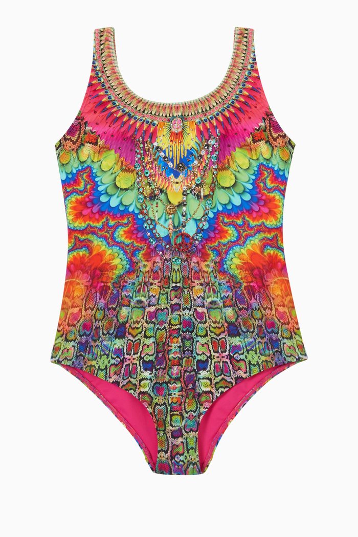 

Hyped Up Hippie One Piece Swimsuit, Multicolour