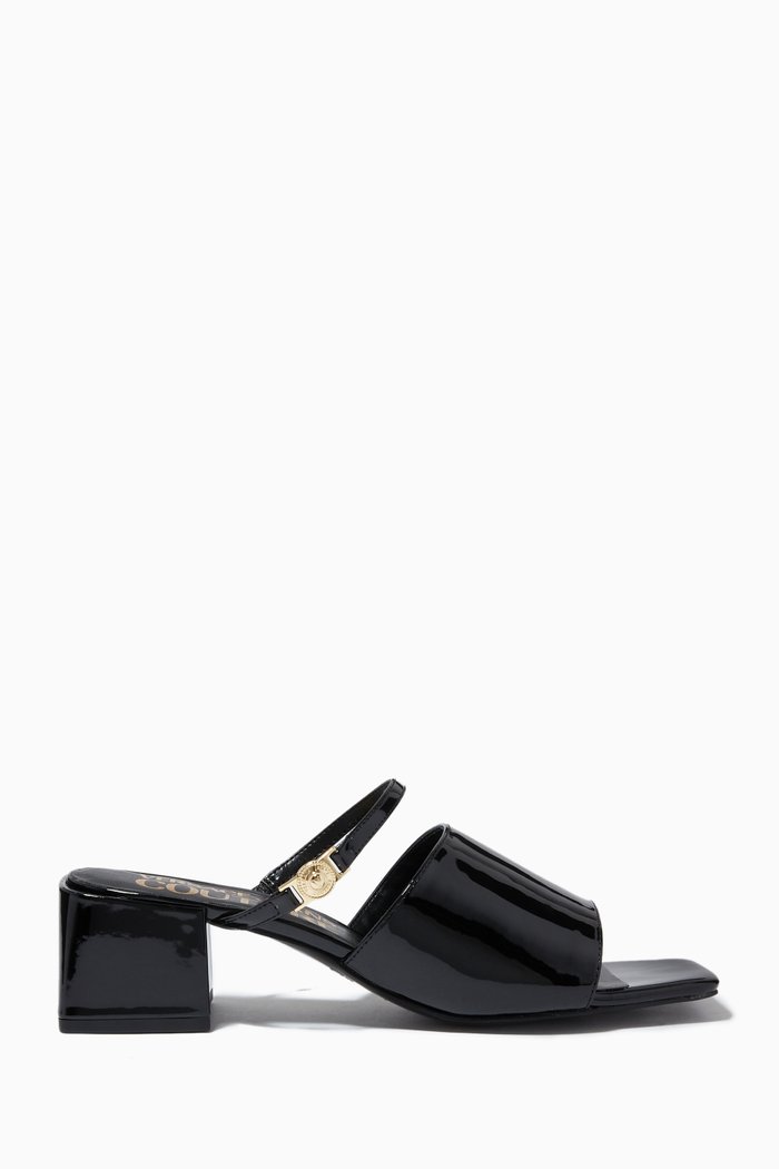 

Reese Mules in Patent Leather, Black