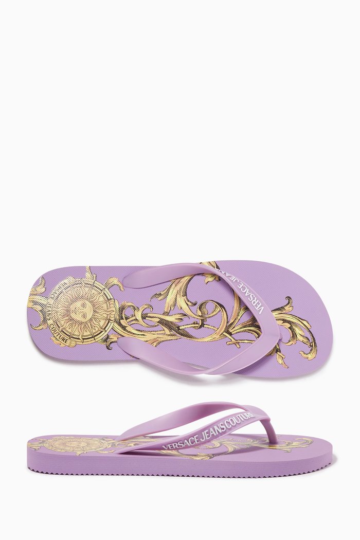 

Garland Flip Flops, Purple