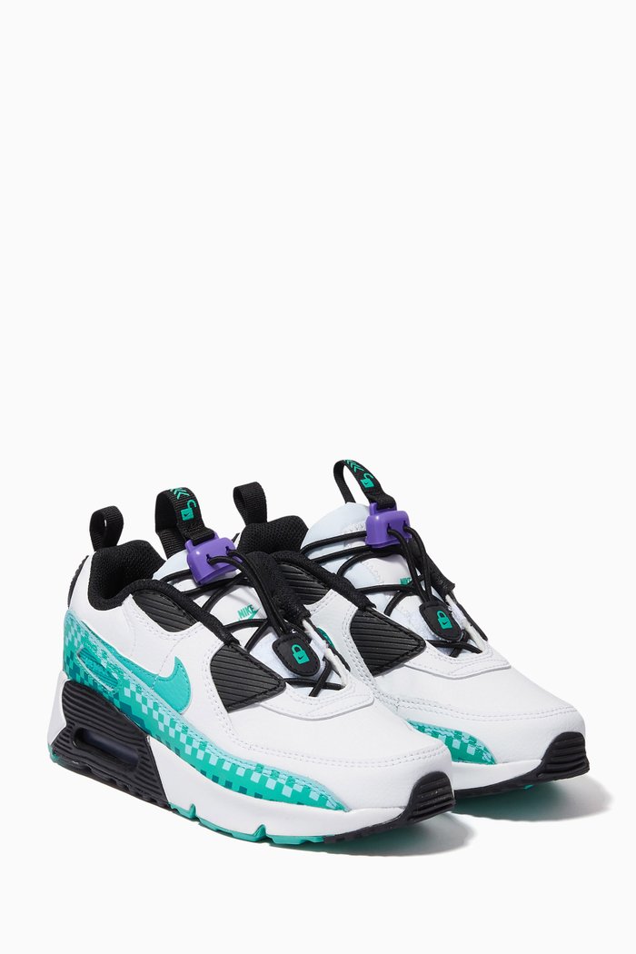 

Air Max 90 Toggle Sneakers in Leather, White