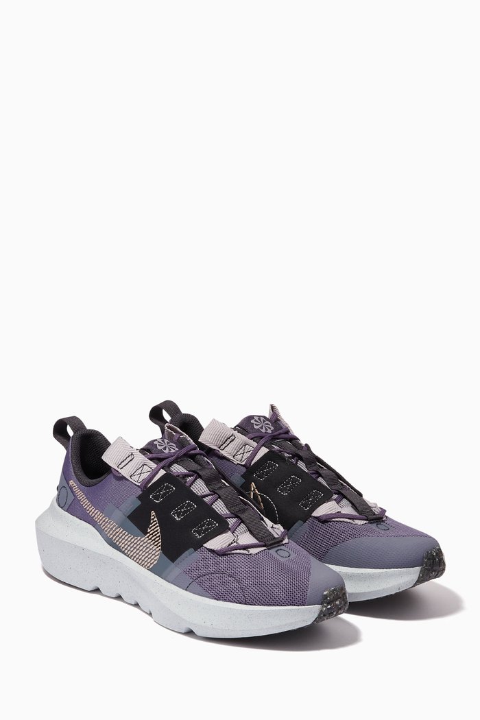 

Crater Impact Sneakers in Recycled Textile, Purple