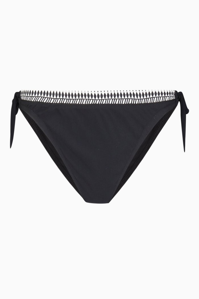 

Sofia Side Tie Bottoms, Black