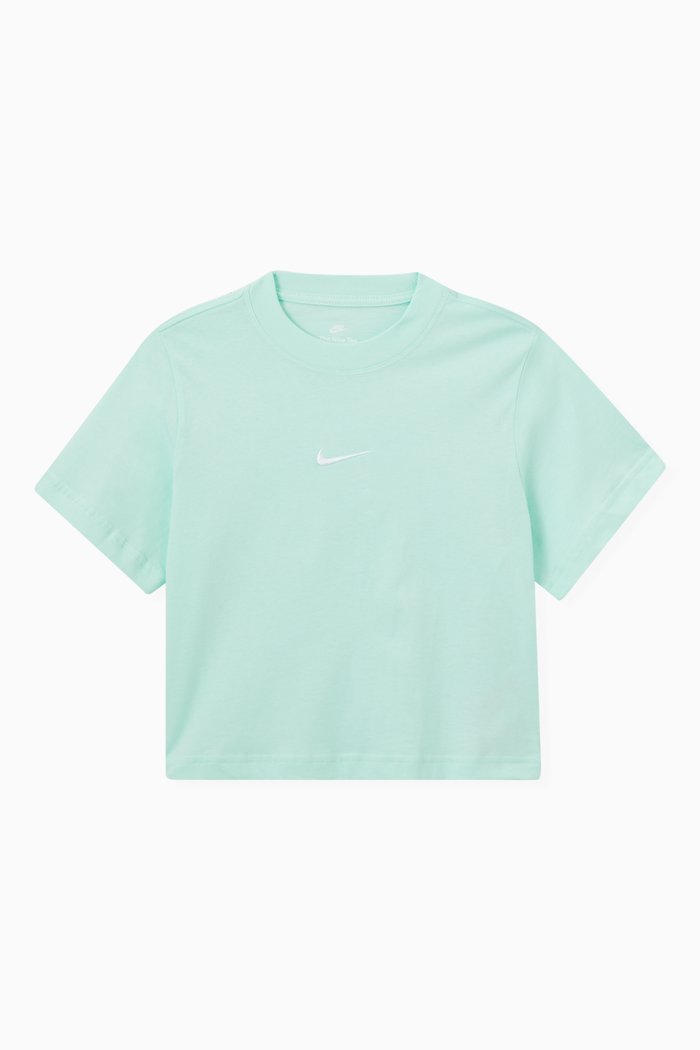 

Boxy T-Shirt in Cotton, Green