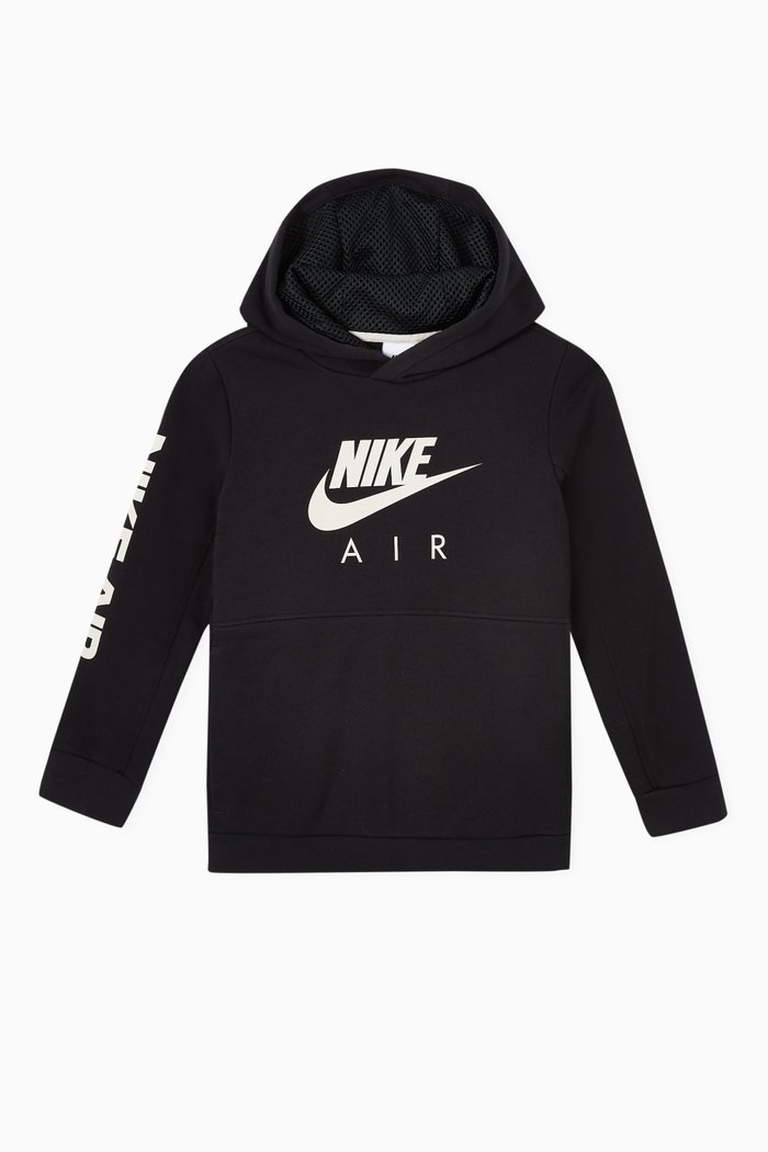 Nike Air Hoodie in Cotton, Black