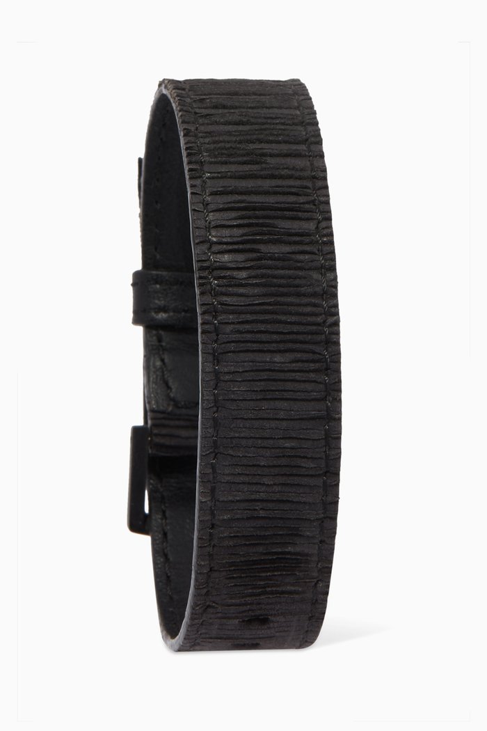 

Watch Strap in Leather, Black