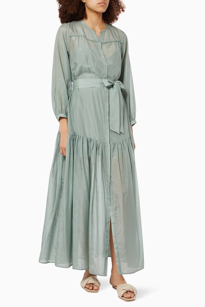 

Vitoria Shirt Dress in Cotton, Blue