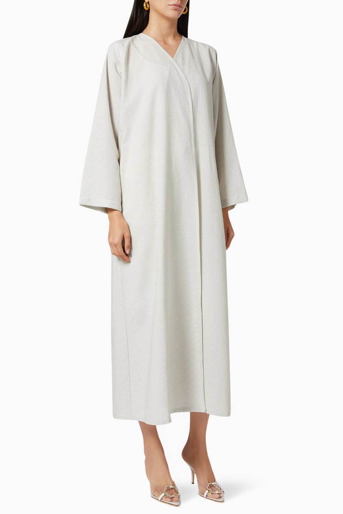 

Lightweight Long Sleeve Abaya, Blue