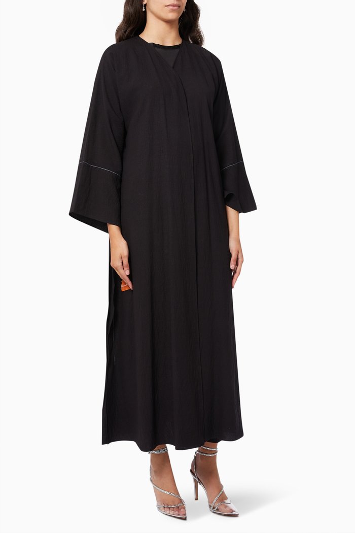 

Daily Long Sleeve Abaya, Black