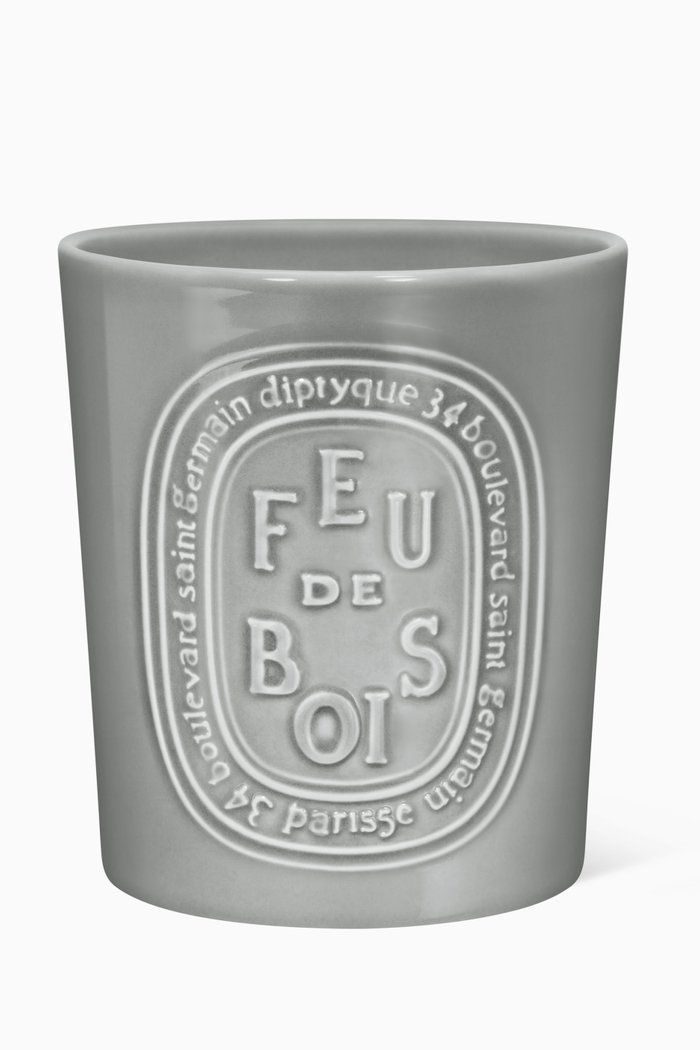 

Feu de Bois Candle, 600g, Colourless