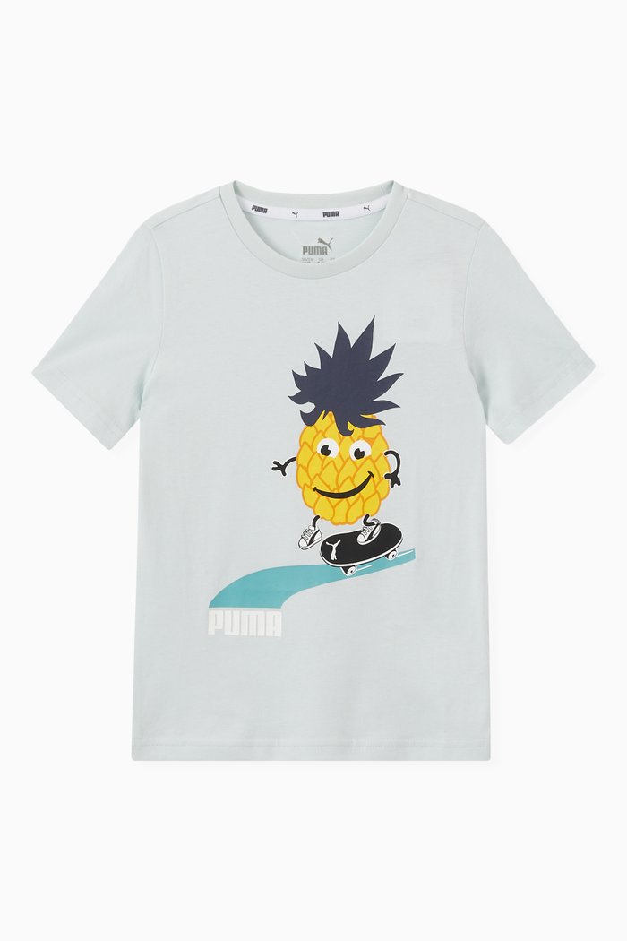 

Fruitmates Graphic T-shirt in Cotton, Blue