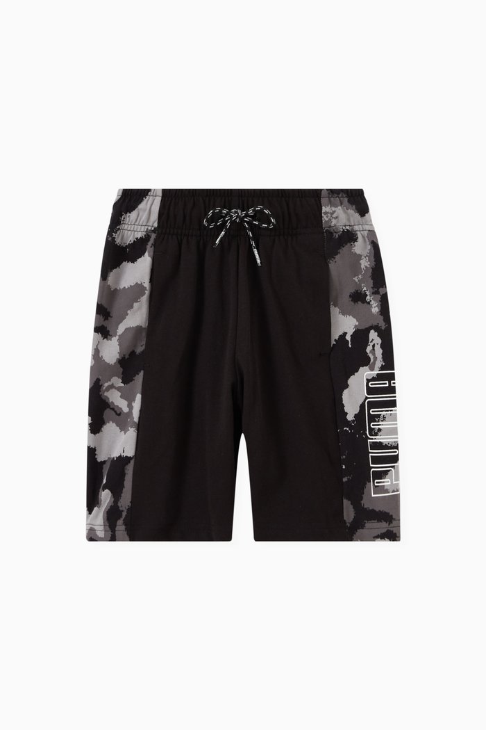 Alpha Shorts in Cotton Jersey, Black