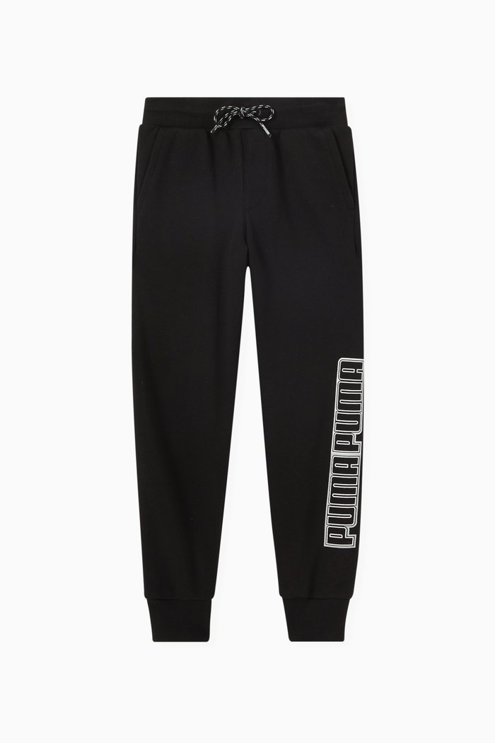Alpha Sweatpants in Cotton-blend Jersey, Black