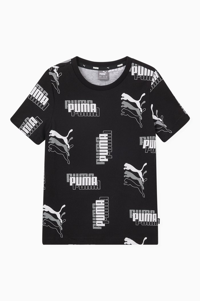 

Power Allover Print T-shirt, Black