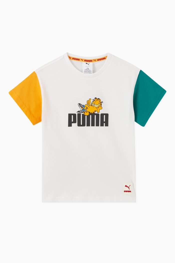 

Puma x Garfield Colourblock T-shirt, White