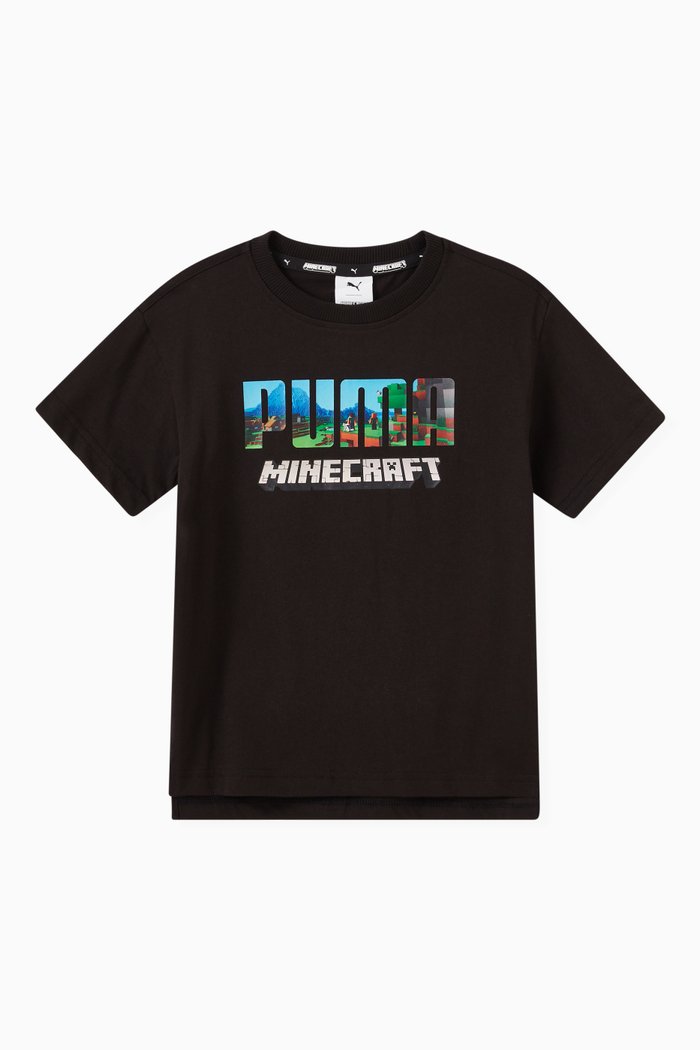 

Minecraft Graphic T-Shirt in Cotton, Black