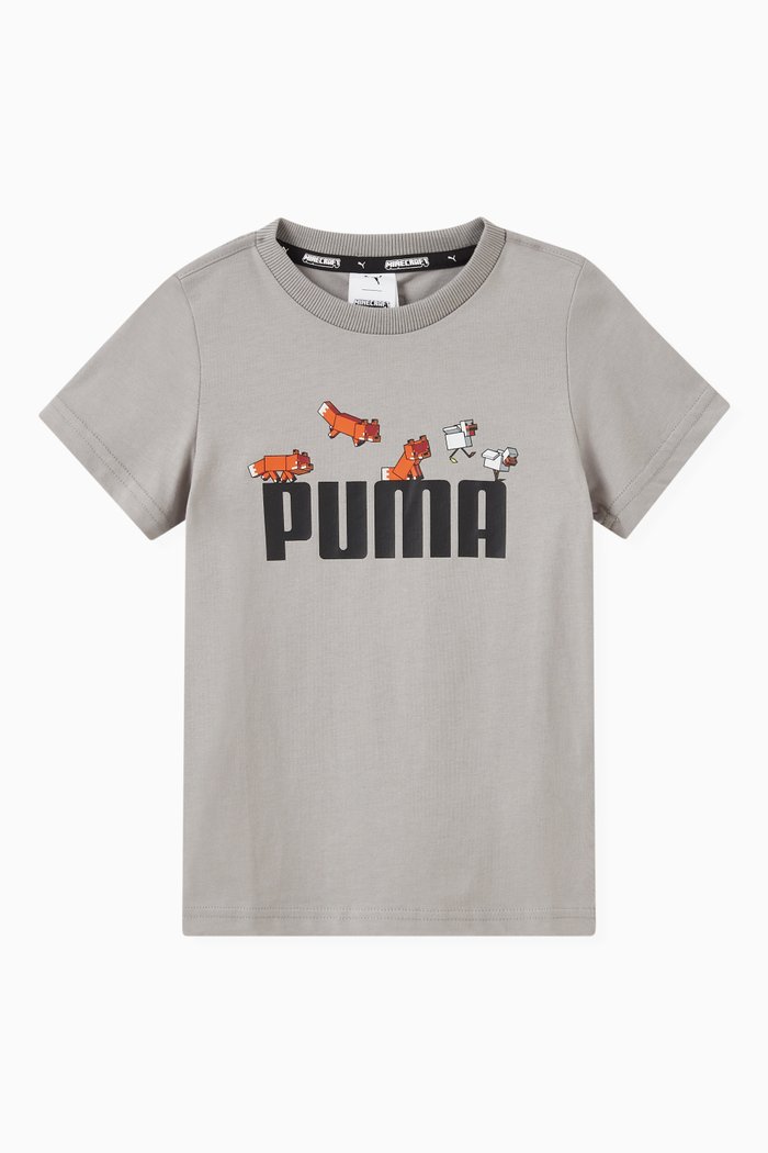 

Minecraft Graphic T-Shirt in Cotton, Grey