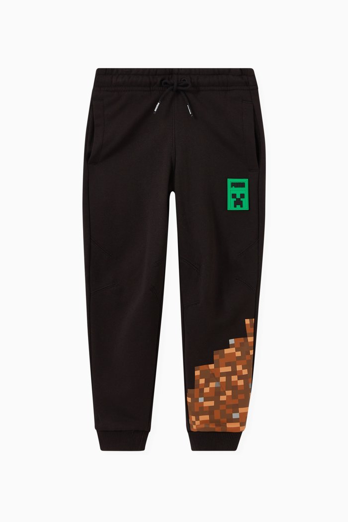 

Minecraft Sweatpants in Cotton, Black