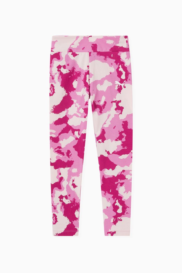 

Alpha Cargo Print Leggings in Jersey, Pink