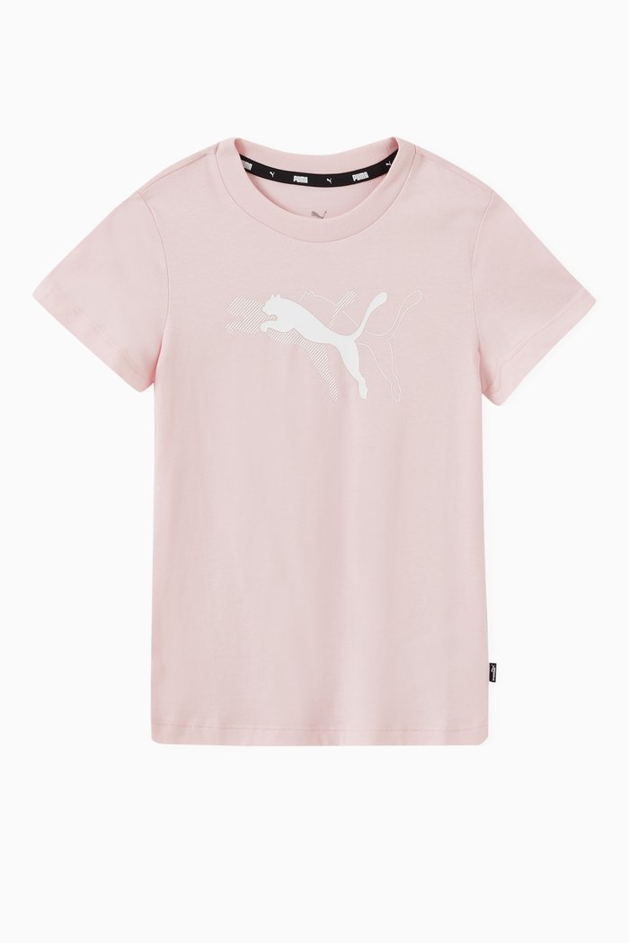 

Puma Power Graphic T-Shirt in Cotton, Pink