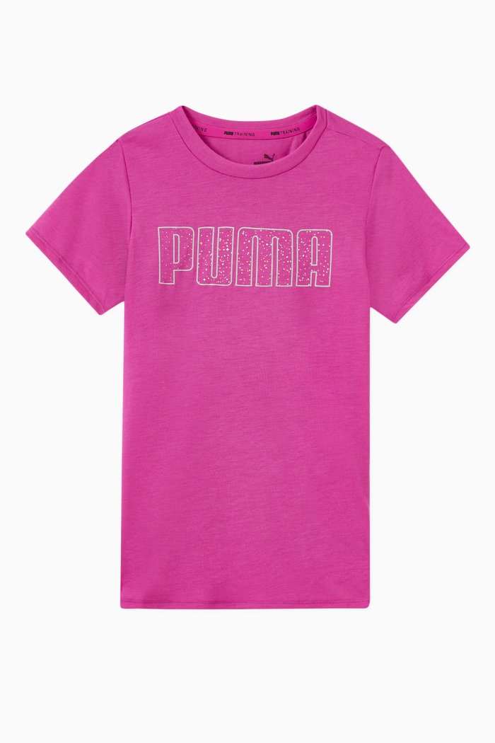 

Logo T-shirt in Cotton, Purple
