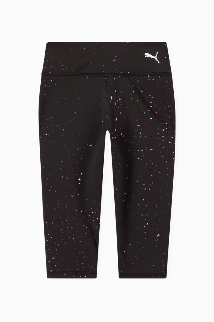 Stars Logo Leggings, Black