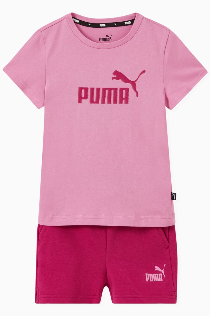 

Logo T-shirt and Shorts Set, Purple