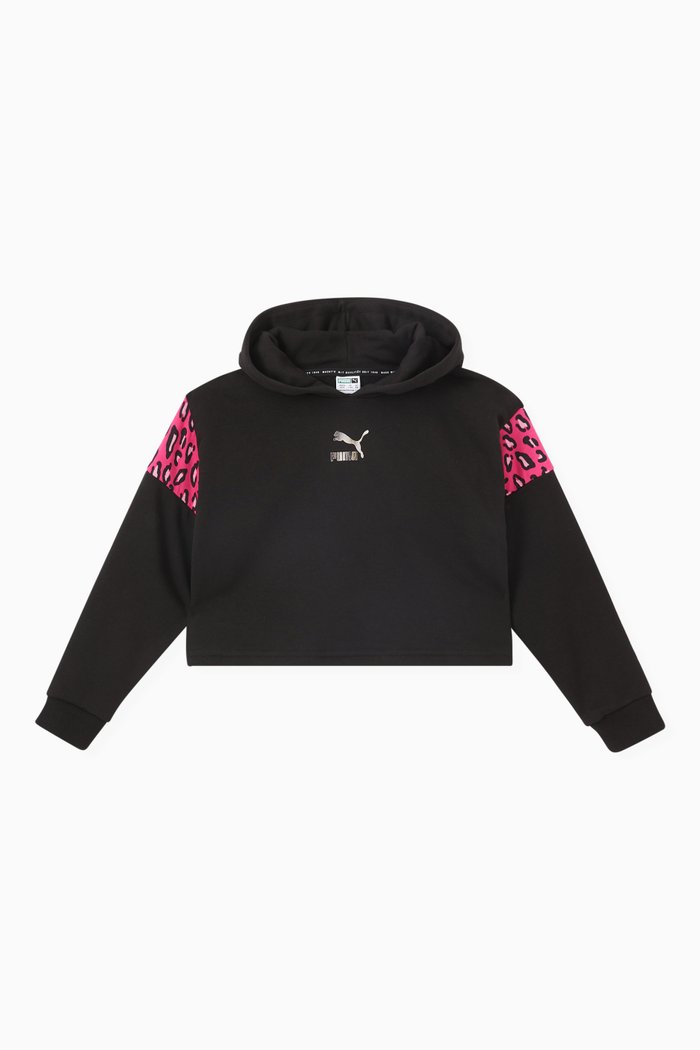 

Classics Summer Roar Hoodie in Jersey, Black