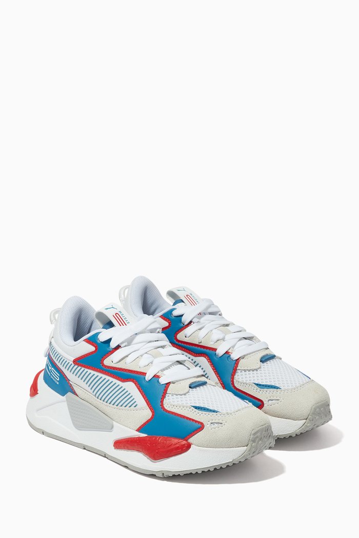 

RS-Z Outline Sneakers in Mesh & Mixed Leather, White