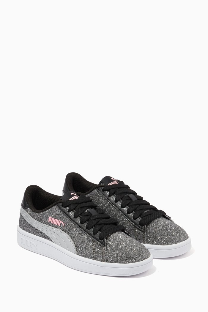 

Smash V2 Glitz Glam Sneakers, Black