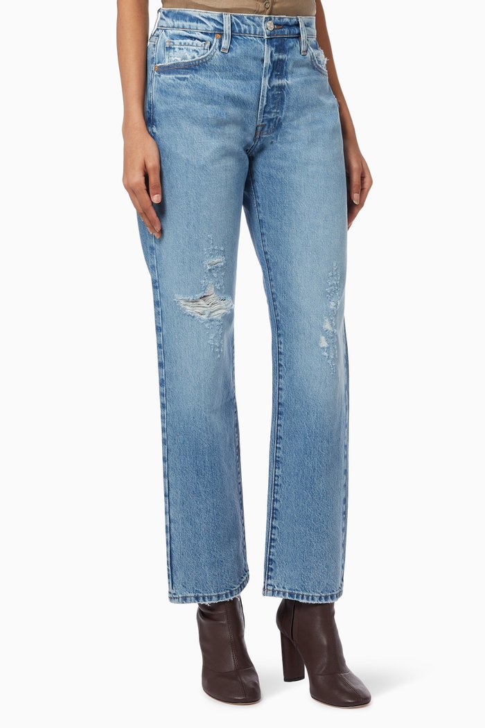 Le Slouch Jeans in Biodegradable Denim, Blue