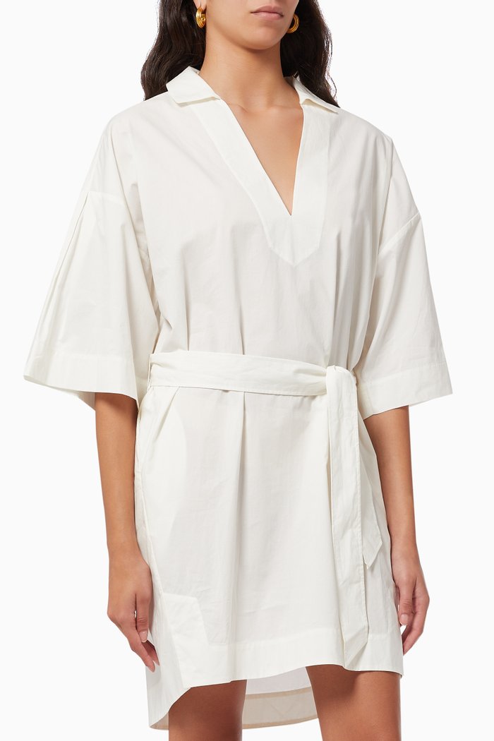 

Channing Dress in Cotton, White