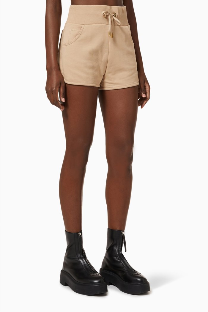 

Monogram Shorts in Cotton Jersey, Neutral